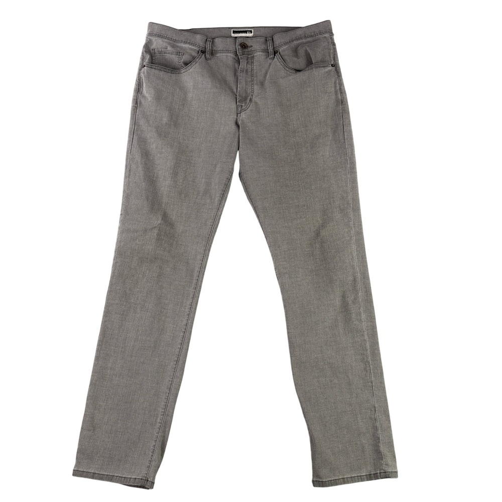 Travis Mathew Jeans Mens 35 Gray Slim Straight Stretch Golf 5-Pocket Pants